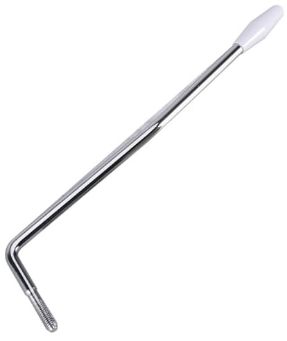 Gitarren Tremolohebel Brückensystem 5,0mm Gewinde für E-gitarren | Einzeln, Silberfarben, Metall und Kunststoff, M5-bolzen, Ersatzteil für Spieler und Liebhaber