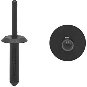 sourcingmap 50pz Rivetti Plastica Porta Parafango Paraurti Auto Tipo Push Clip Fissaggio 6mm per BMW