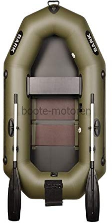 BARK Schlauchboot für 1 Person B-220 B-220C B-220CN 2.2 m Paddelboot Ruderboot Motorboot Angelboot Heckspiegel Lattenboden e-Motor Profi