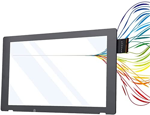 Diyeeni Écran Tactile de Remplacement, écran Tactile LCD de commutateur, lentille en Verre du Panneau Avant du numériseur d'écran d'affichage, pièces de Rechange du Lecteur de Jeu pour commutateur
