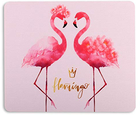 AOKSUNOVA Mouse Mat Pink Small Mouse Pad for Girls Size S 24 x 20 cm Computer Mouse Mat