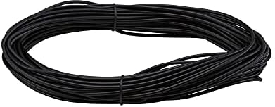 Paulmann 94593 Seilsytem Spannseil Corduo 20m isoliert 2,5qmm Seil Schwarz Drahtseil Schiene