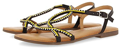 GIOSEPPO Mafalda 2, Sandalen für Damen, Gelb, Größe 37, gelb, 37 EU