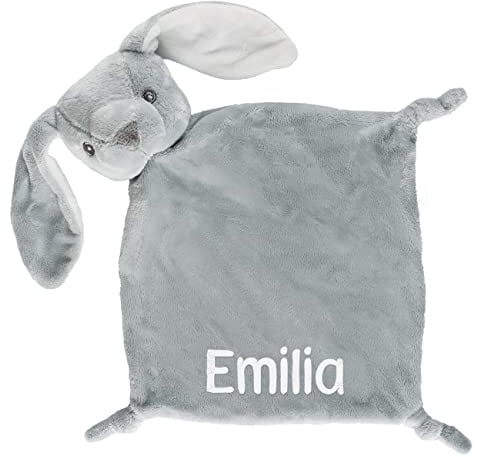 Striefchen® Häschen-Schnuffeltuch mit gratis Namen Bestickt