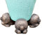 Darthome Rabbit Pot Stands Set Of 3 Resin Animal Flower Potted Feet Planter Risers Holder