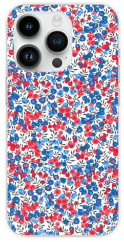 Funda de Silicona Impresa Carcasa Compatible con Apple iPhone 14 Pro Liberty Wiltshire, Color Azul