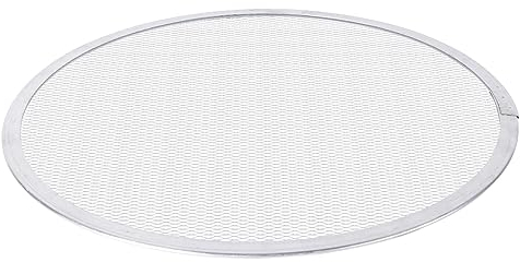 Argon Tableware 14 Inch Mesh Pizza Screen - 1 Pack - Non-Stick Metal Aluminium Pizza Trays Round Oven Cooking Baking Pan for Oven, Home, Restaurant
