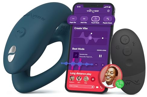 We-Vibe Sync O Paarvibrator - Ferngesteuerter C-Shape-Vibrator für Frauen - App-gesteuertes, tragbares, vibrierendes Sexspielzeug - G-Punkt- und Klitoris-Stimulation - wasserdicht & aufladbar - grün