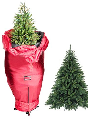 Kaxenig Sac De Rangement Vertical pour Arbre De Noël, Sac De Rangement pour Sapin De Noël, Housse De Sapin De Noël,Protection Arbre Artificiel, pour Arbre De 8 Pied