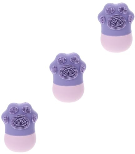 FRCOLOR Pack of 3 Cat Claws with Ice Comb Face Ice Roller Massage Tools Rolls Silicone Moulds Ice Roller for Face Face Massager Silicone Pumpkin Tool Ice Maker
