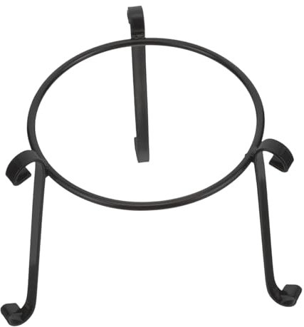 OFFSCH Supporto Per Piante in Metallo Per Balcone Supporto Per Vaso Ad Anello in Ferro Battuto Porta Piante E Vasi Di Fiori