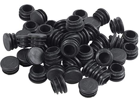 Humanitypd Lot de 50 embouts ronds en plastique pour pieds de chaise et table - 22 mm de diamètre