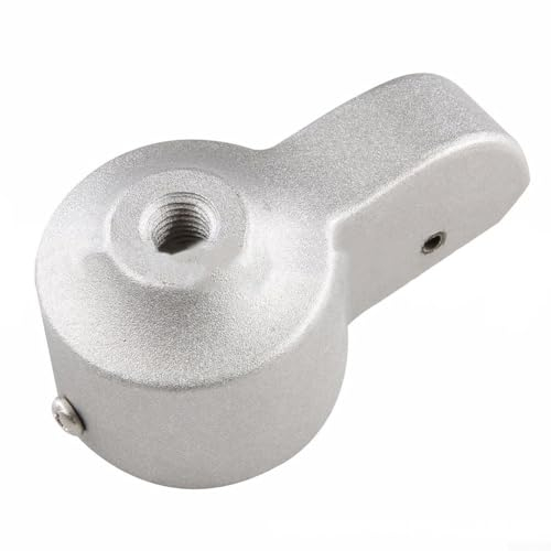 ZAMETTER Flaggenmast Truck Aluminium Flaggenmastspitze mit Zugseilrolle Aluminiumguss-Flaggenkappe LKW-Fahnenmast-Kappe LKW-Fahnenmast-Top-LKW zum Absenken von Heben Fahnenmast-LKW