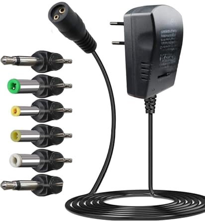 30W Alimentatore Universale USB con 6 Spine CC per 3V-12V Elettronica Domestica Caricatore Alimentatore Adattatore Universale AC DC 30W 6 Adattatori Da 3 A 12V AB-E1014
