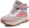 Harvest Land wasserdichte Kinder Winterstiefel für Jungen und Mädchen ，Leicht, Warm, rutschfest, Robuste Wanderschuhe für draußen Low-Top-Lila 33