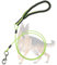 Mi Metty Dog Leash for Dogs Up to 250 Pound,Heavy Duty Leash Made of Coated Wire Rope for Large and Medium Dogs,Dog Tie Out Cable with Soft Silicone Grip.Dog Chains (Green, 5FT/1.5M)