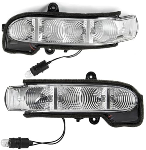 NoteDi Seitenspiegel-Blinkerleuchten Auto Rückspiegel Blinker Für Benz W211 S211 W463 W461 C/E Class Auto Rückspiegel Seitenspiegel Blinker Kontrollleuchte,Left and Right