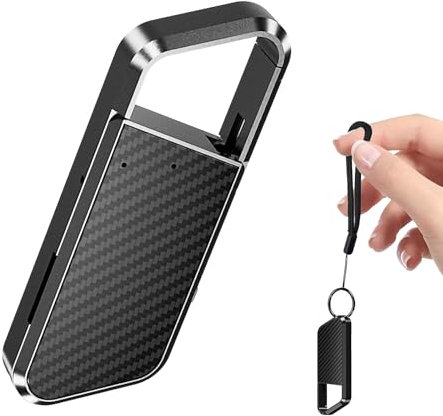 NekSide Voice Recorder registratore vocale portatile da 64 GB, registratore con cancellazione intelligente del rumore DSP, memoria 1600 ore, registrazione audio HD, registratore vocale per conferenze