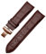 dayeer Genuine Leather Curved End Watchband For Tissot Watch Belt 1853 COUTURIER T035627A T035407A T035439 Men's Strap(Black-rose gold,24mm)