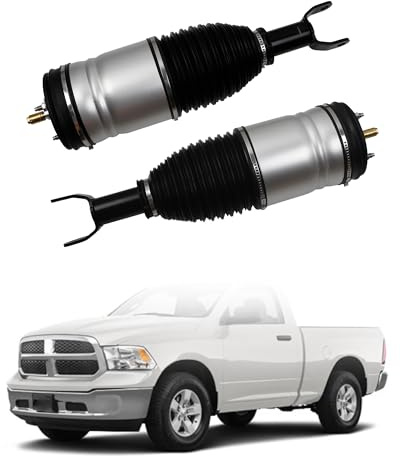 Dasbecan Front Pair Air Bladder Suspension Strut Shock Absorber Compatible with Dodge Ram 1500 2013-2018, Ram1500 Classic 2019-2020, Replace# 4877147AH 4877146AH
