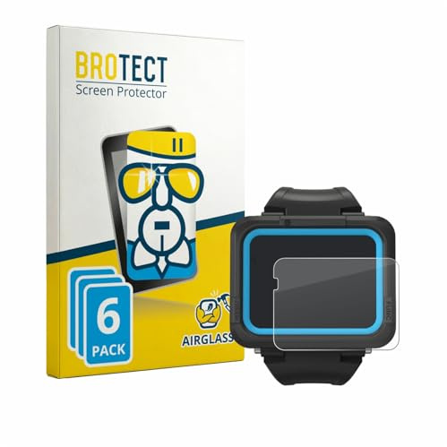BROTECT 6 Stück Schutzglas für Shearwater PEREGRINE dive computer Schutzfolie Panzer Folie Glas[Extrem Kratzfest, Anti-Fingerprint, Ultra-]