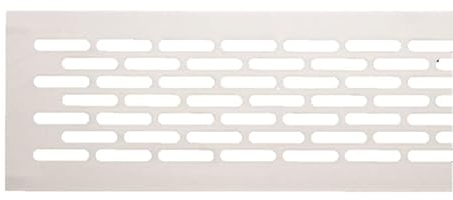 ! ! ! High Quality From GTV ! ! ! KITCHEN WORKTOP/PLINTH HEAT VENT GRILL ALUMINIUM 480 x 60 mm (x 10)