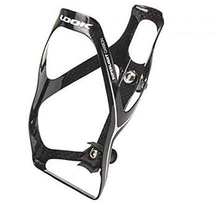 LOOK Unisex – Erwachsene Super Light Flaschenhalter, Black/White Shiny, Einheitsgröße