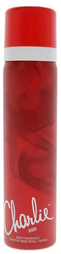 charlie body spray 75ml red