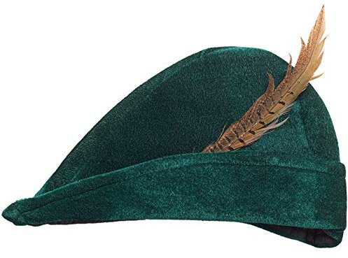 PARTY DISCOUNT® Hut König der Diebe, mit Feder