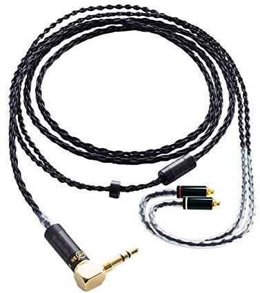 Fanmusic ZY Cable ZY-218 MMCX 3.5mm Cavo Spina Stereo SE215 SE315 SE425 SE535 UE900 N3AP Cavo di estensione per cuffie Cavo HiFi di aggiornamento