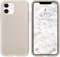 IceSword Kompatibel mit iPhone 11 Hülle, Stein, dünne Flüssigsilikon-Hülle, weiche Seide, matt, reines Beige, Hellbraun, cremig, Gel-Gummi, vollständiger Schutz, stoßfest, 15,5 cm (6,1 Zoll), iP11 –