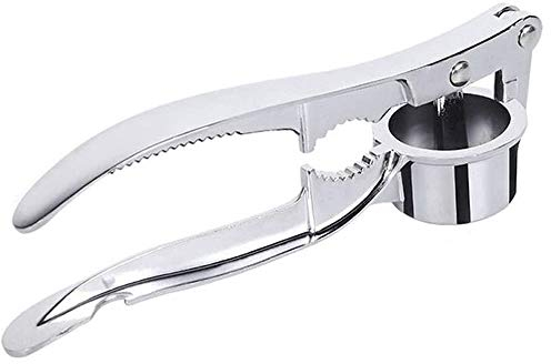 YMZ Garlic Press - Stainless Steel Garlic Press Crusher Squeezer Masher Mincer Tool Slicer Hand Presser Grinder Home Kitchen Crusher - Jokooan