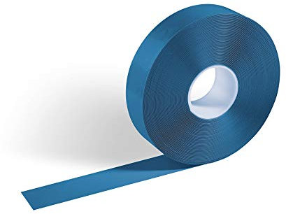 Durable 102106 Nastro da Pavimento Adesivo e Antiscivolo, Blu, 30 m x 0.5 mm x 50 mm