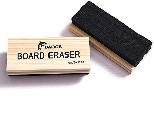 Powerful Tools 2 Stück Tafel Radiergummis Radiergummi Tafel Reiniger Kreide Radierer Lehrer Tafel Kreide Radiergummi Tafelreiniger Kinder für Dustless Holz Tafel