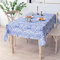 Obal William Morris Original Design Wischen Sie sauber wasserfeste rechteckige Tischdecke Küche Esszimmer Dekoration Tischdecke Waschbar 230 x 140 cm (Blaue Erdbeerdau)