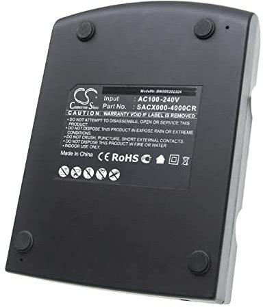 vhbw 4-Fach Ladestation kompatibel mit Symbol MC3090S-IC48HBAQER, MC3090S-LC28HBAQER Mobiler Computer Barcode Scanner - Schwarz