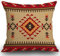 Smooffly Kissenbezug mit ethnischem Muster, Tribal-Druck, amerikanischer Azteken-Kissenbezug, lustige Zitate, Baumwollleinen, 45 x 45 cm