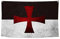Tempelritter-Kunst-Banner, Vintage-Stil, mittelalterlicher Krieger, Kreuzritter, Wandkunst, Flaggen, Wandbild, Leinwand, Gemälde, Heimdekoration, 96 x 144 cm