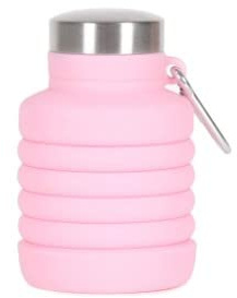 Collapsible Sports Water Bottle - Pink