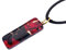 Pendentif en verre de Murano, collier en verre de Murano, bijoux en verre de Murano, 3,8 cm sur une base en feuille d'or – Comprend un coffret cadeau et un certificat d'authenticité (Lisa), Verre, Pas