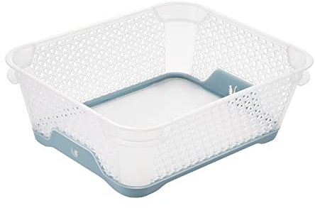 keeeper Stapelkorb, Rutschfest, DIN A6, 20 x 16 x 7 cm, Jonas, Nordic Blue