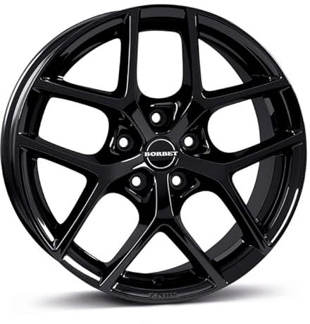 Borbet Felge Y 6.5x16 ET43 5x112 black glossy Y 65643112557,1BG