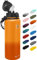 Fanhaw 1.2L Stainless Steel Insulated Sports Water Bottles with Straw for Kids, Men and Women(Yellow Orange)