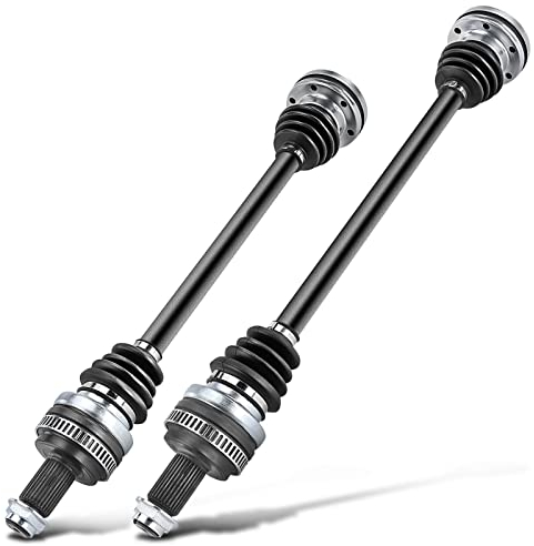 Frankberg 2x Antriebswelle Achswelle mit ABS-Ring Automatikgetriebe Hinterachse Kompatibel mit X3 E83 2.0sd 2.5i 3.0 Si 3.0i xDrive xDrive18d xDrive20d Replace# 33217540117