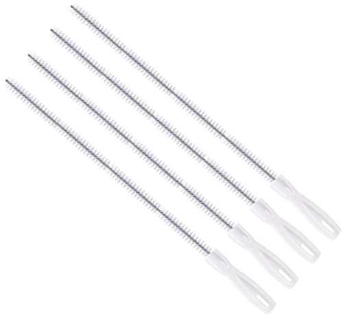 XINRUI 4 Pieces Sink Drain Brush,45cm Universal Sink Unblocker Tool Flexible Sewer Hair Cleaner Brush for Sink,Bath Plug and Sewer