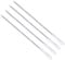 XINRUI 4 Pieces Sink Drain Brush,45cm Universal Sink Unblocker Tool Flexible Sewer Hair Cleaner Brush for Sink,Bath Plug and Sewer