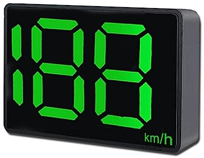 Digitaler Auto Tachometer,Auto-Head-Up-Display mit GPS,Plug & Play,Universal HUD Geschwindigkeitsmesser Heads UP Display LED Bildschirm Übergeschwindigkeitswarnung über Tacho Alarm für Alle Auto, KM/H