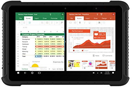 Vanquisher 10-inch Rugged Tablet PC, Windows 11 | Upgraded CPU | 8GB RAM + 128GB ROM | 4G LTE | GPS GNSS | Military Grade for Enterprise Field Work