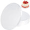 Gute 5 Stück Cake Board,25cm/10 Zoll Tortenunterlage Rund,Pappe Tortenunterlage,Cakeboard,Tortenunterlagen,Kuchenplatte,Wiederverwendbar Torten Unterplatten für Kuchen und Torten(Silber,10Inch) a