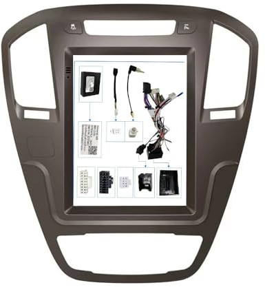 9,7-Zoll-Autoradio-DVD-Einbau-Bildschirm-Player-Rahmen/Fit for Opel Insignia Buick Regal 2008–2013 MP5-GPS-Player (Color : Brown-canbus)